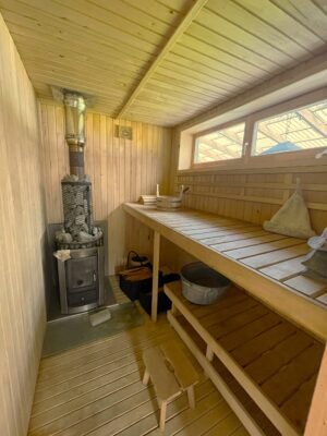 Jaukus namelis su pirtimi dviems ant Veisiejo ežero kranto - Image 6