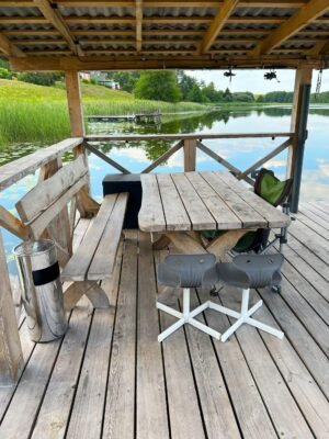 Jaukus namelis su pirtimi dviems ant Veisiejo ežero kranto - Image 7